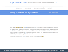 Tablet Screenshot of e-szwedzki.com